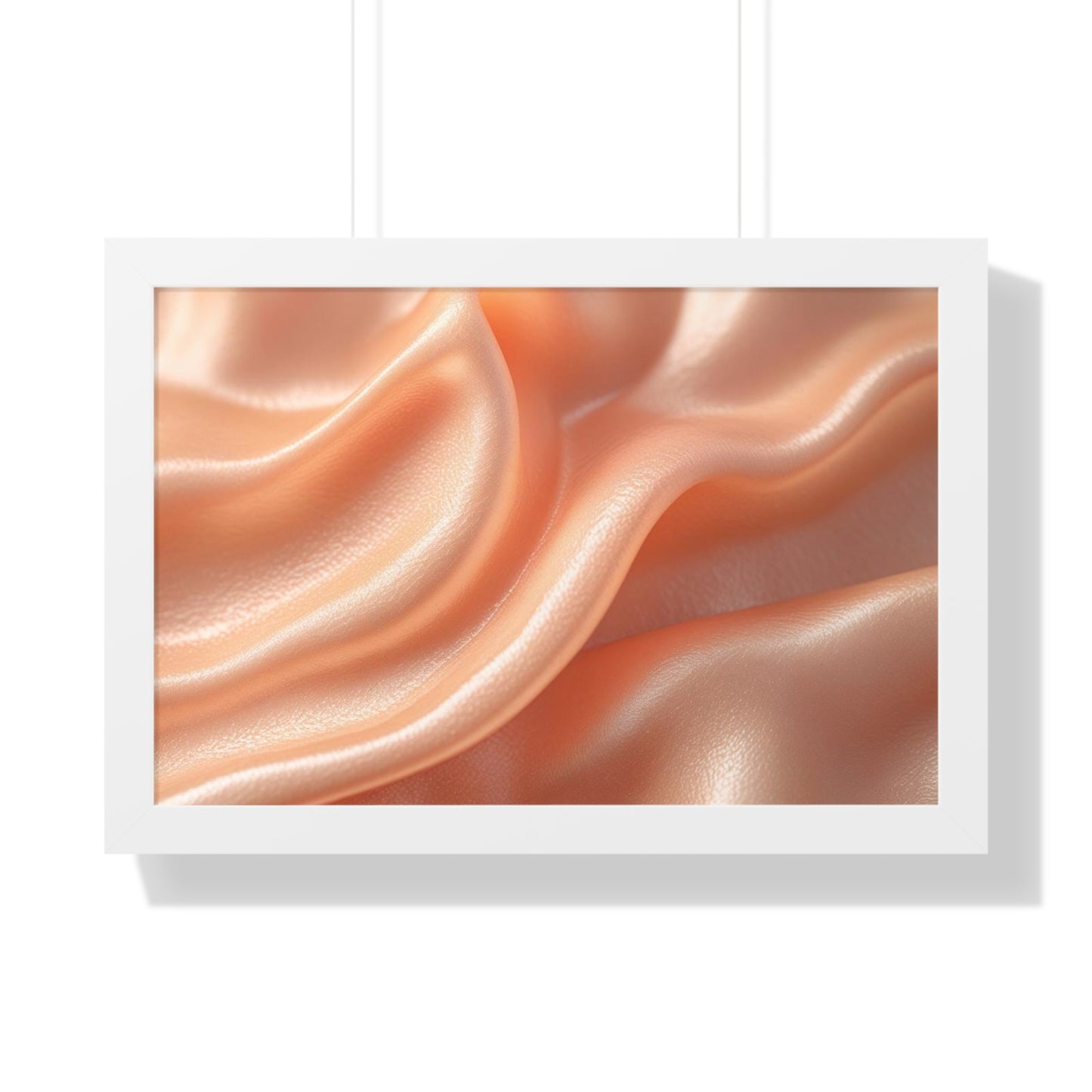 Elegant Framed Horizontal Art Print, Modern Wall Decor