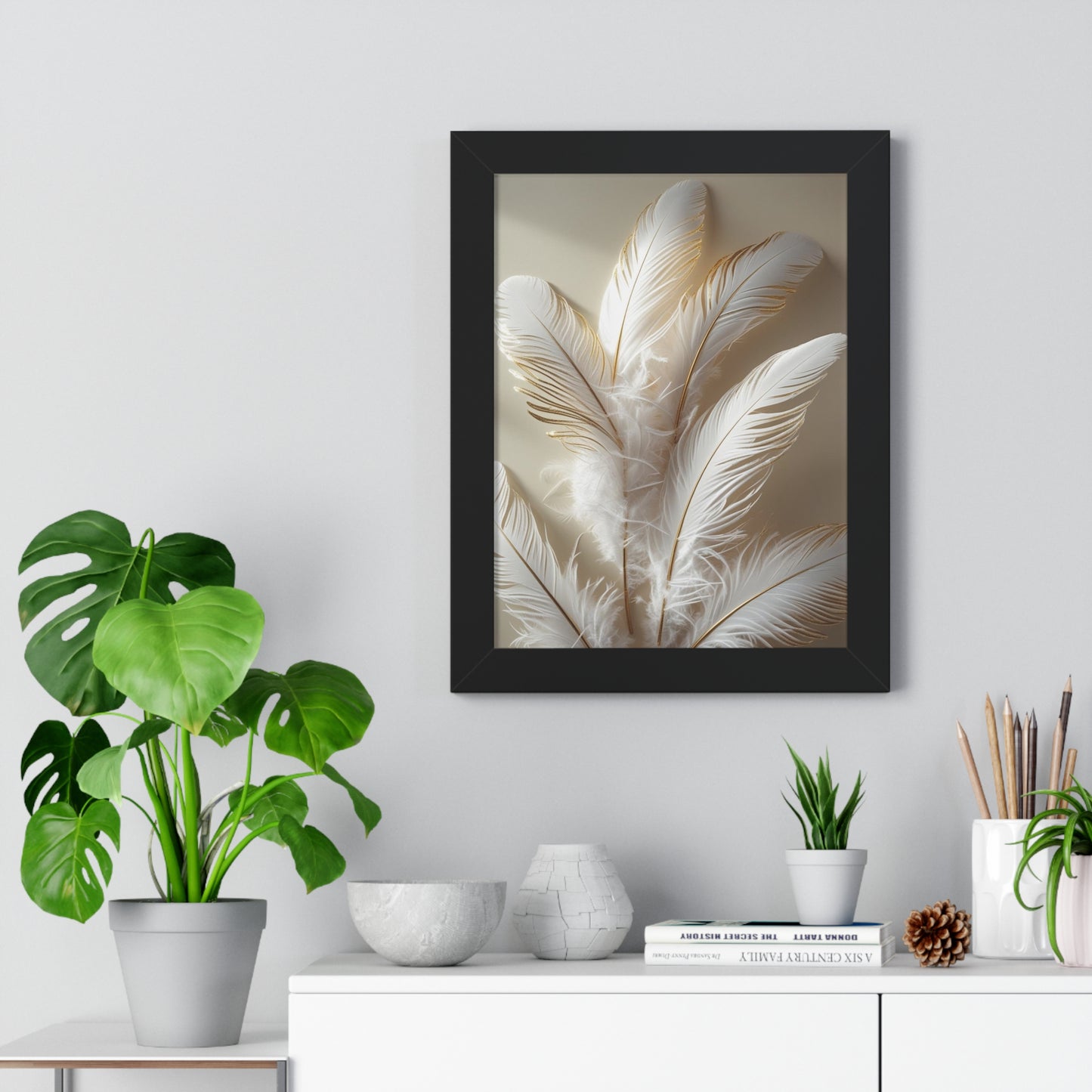 Elegant Framed Vertical Poster