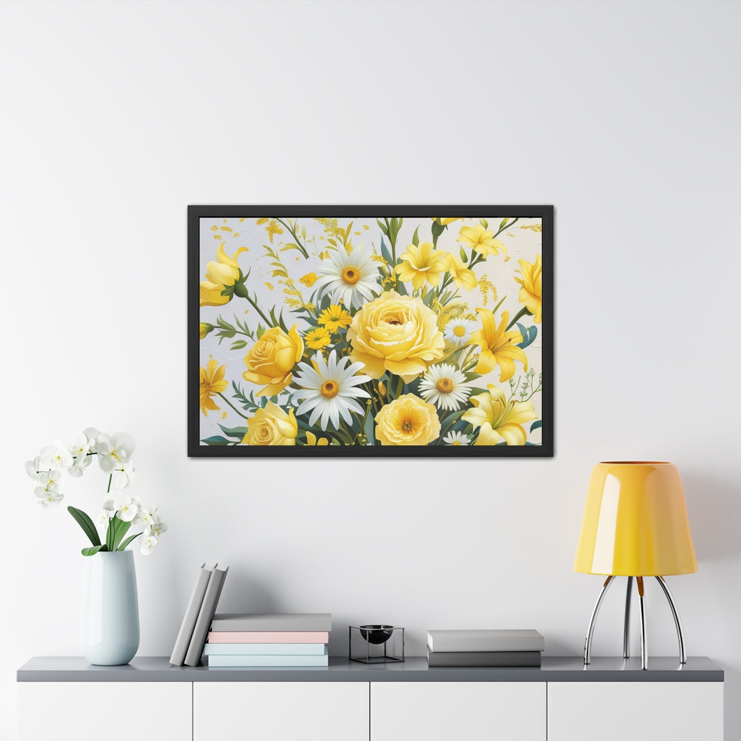 Floral Framed Poster