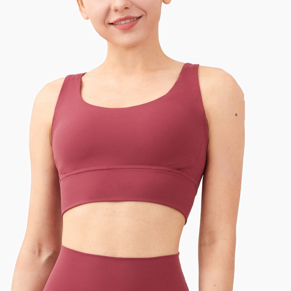 Quick-drying cross strap sports fitness suit