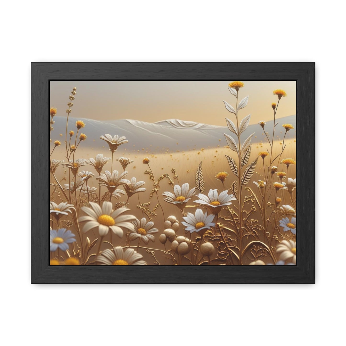 Framed Floral Wall Art, Modern Living Room Decorations