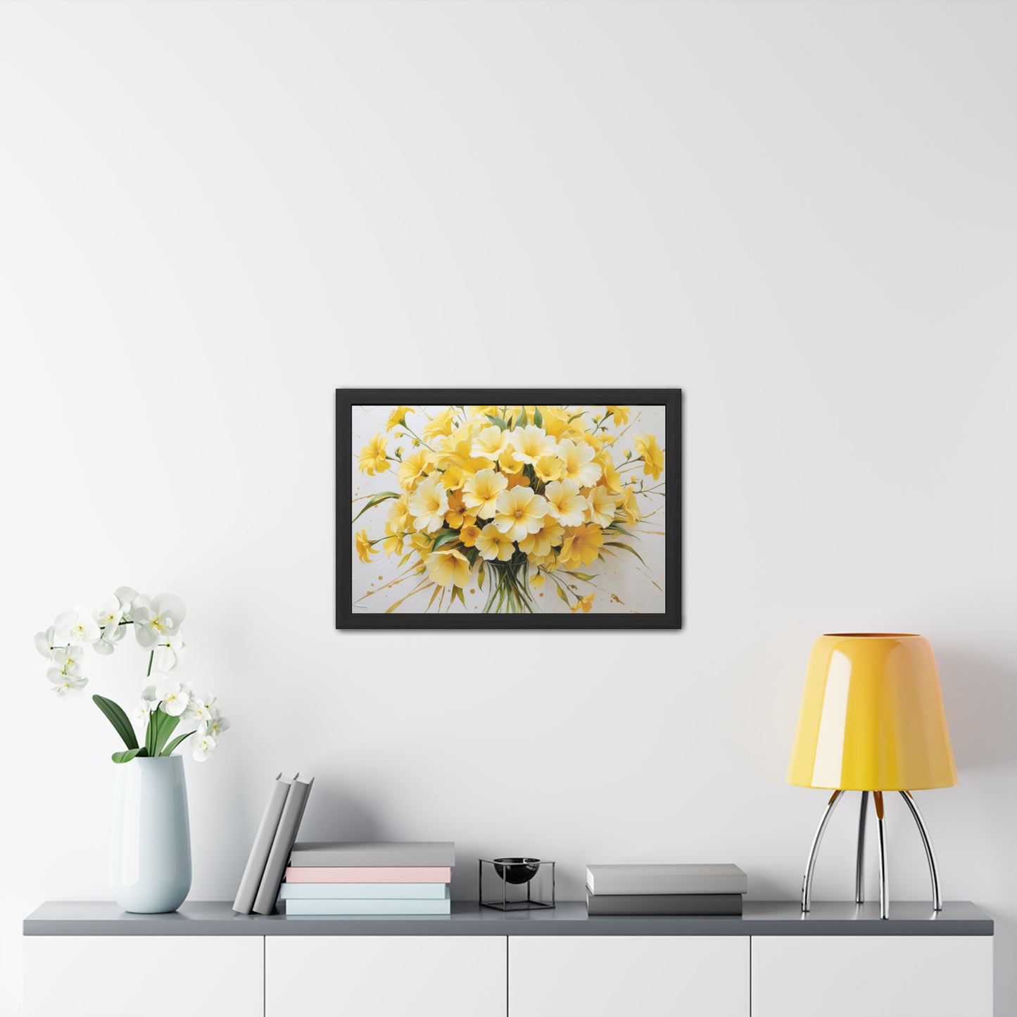 Floral Framed Poster.