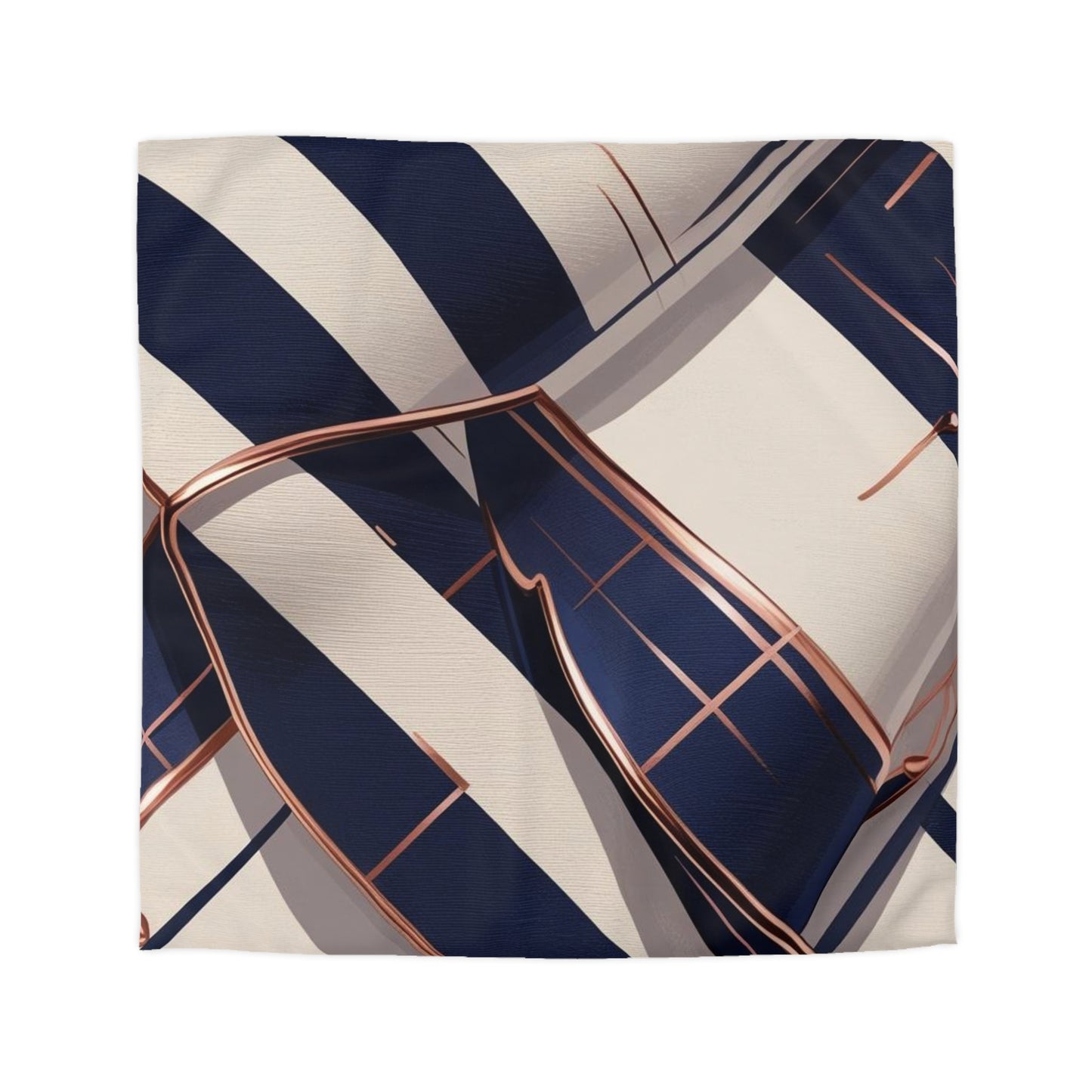 Chic Microfiber Duvet Cover, Luxury Home Decor, Contemporary Bedroom, Elegant and Stylish