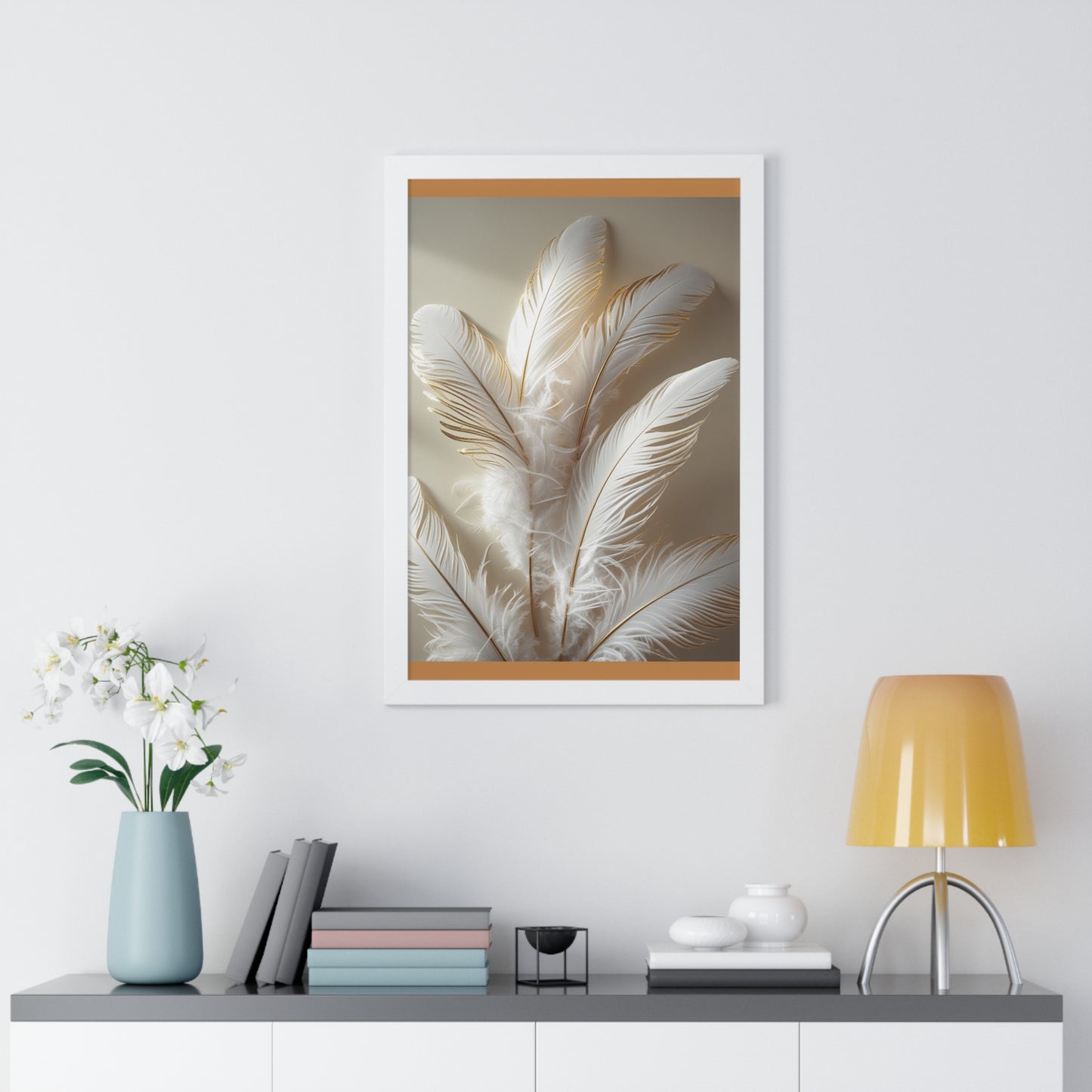 Elegant Framed Vertical Poster