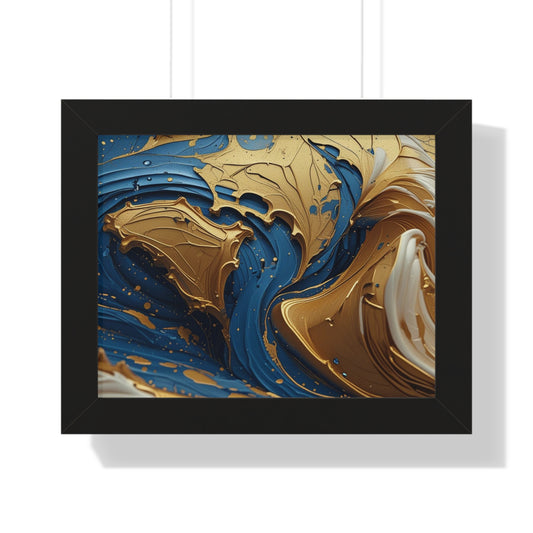 Elegant Abstract Framed Poster, Home Decor, Wall Art, Living Room Decoration, Unique Gift, Modern Artwork