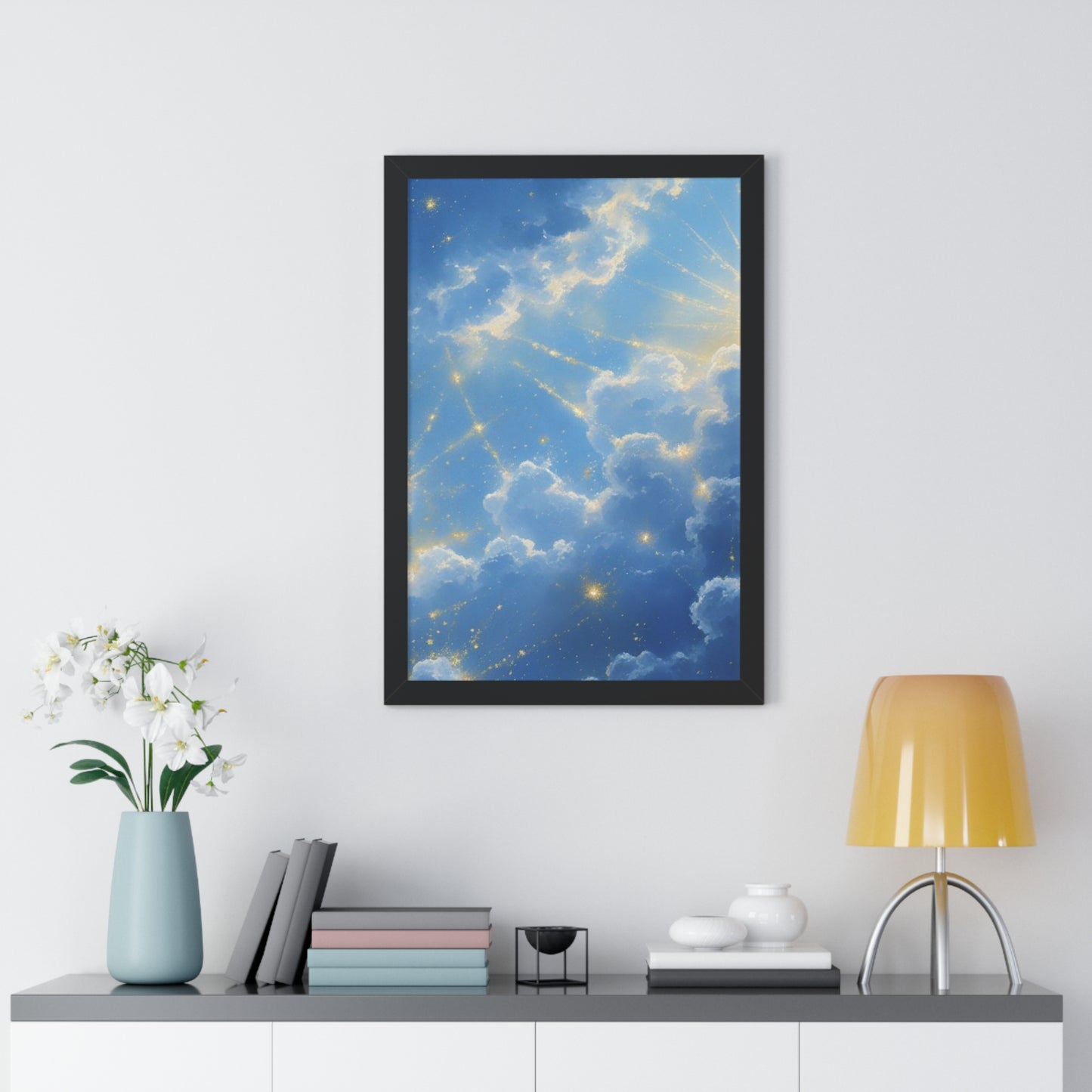 Celestial Framed Vertical Poster