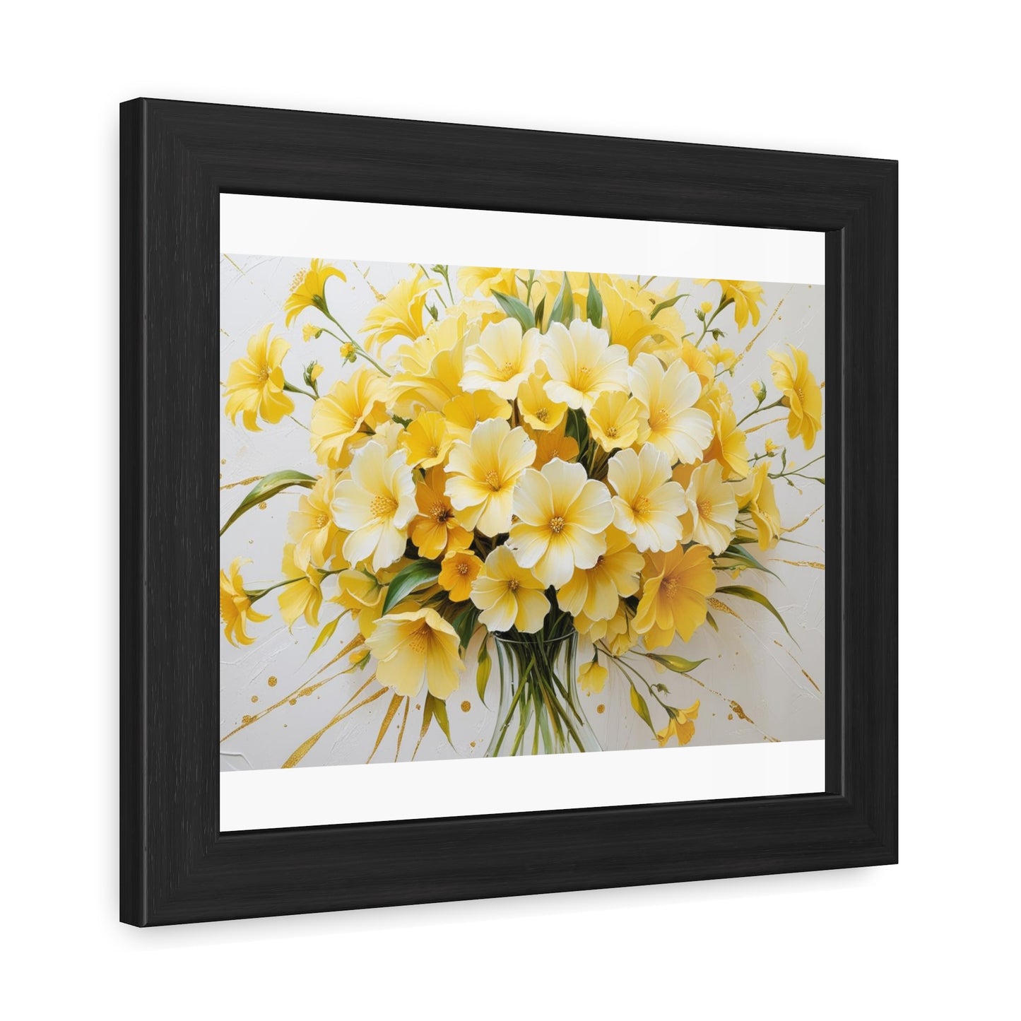 Floral Framed Poster.