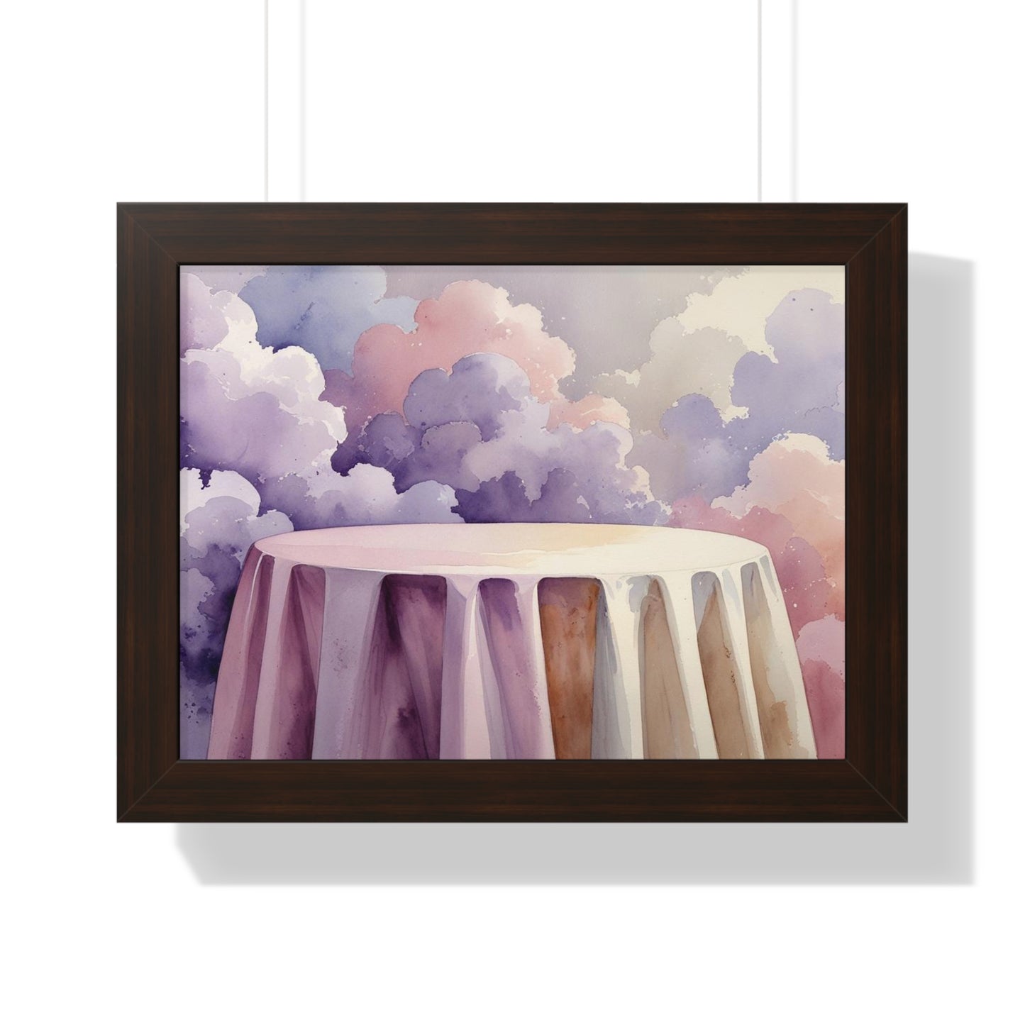 Ethereal Landscape Framed Poster