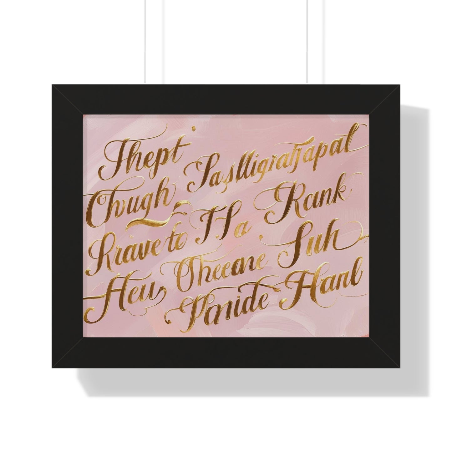 Elegant Framed Poster Art,Nursery or Office Decoration