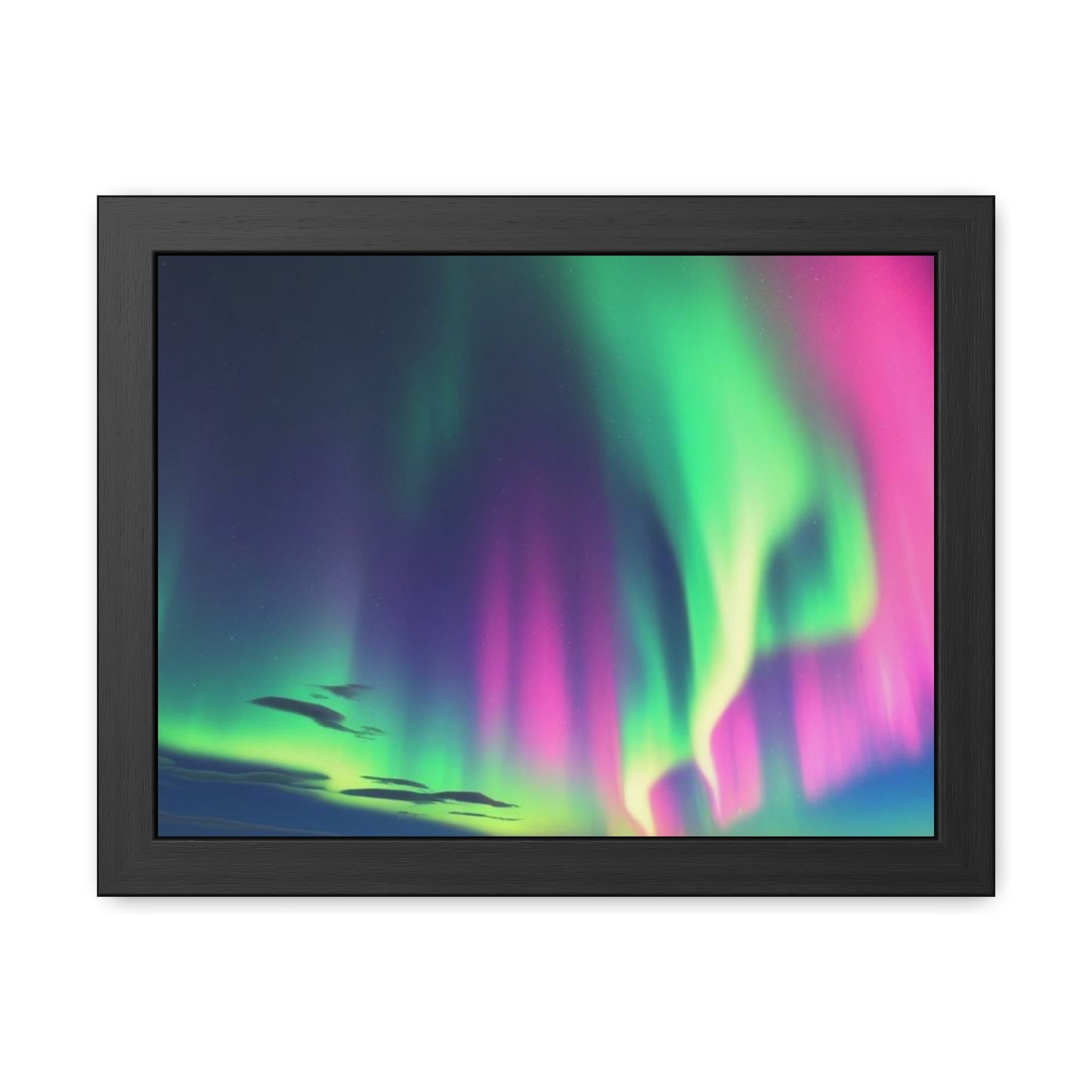 Stunning Northern Lights Framed Poster