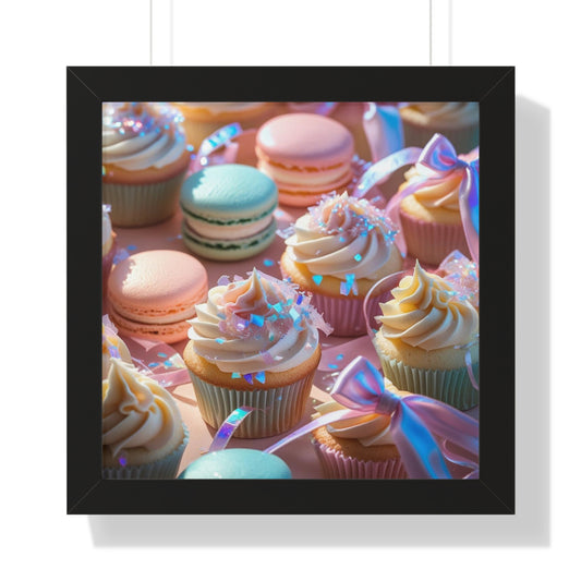 Sweet Treats Framed Poster,  Birthday Gift, Celebration Decor