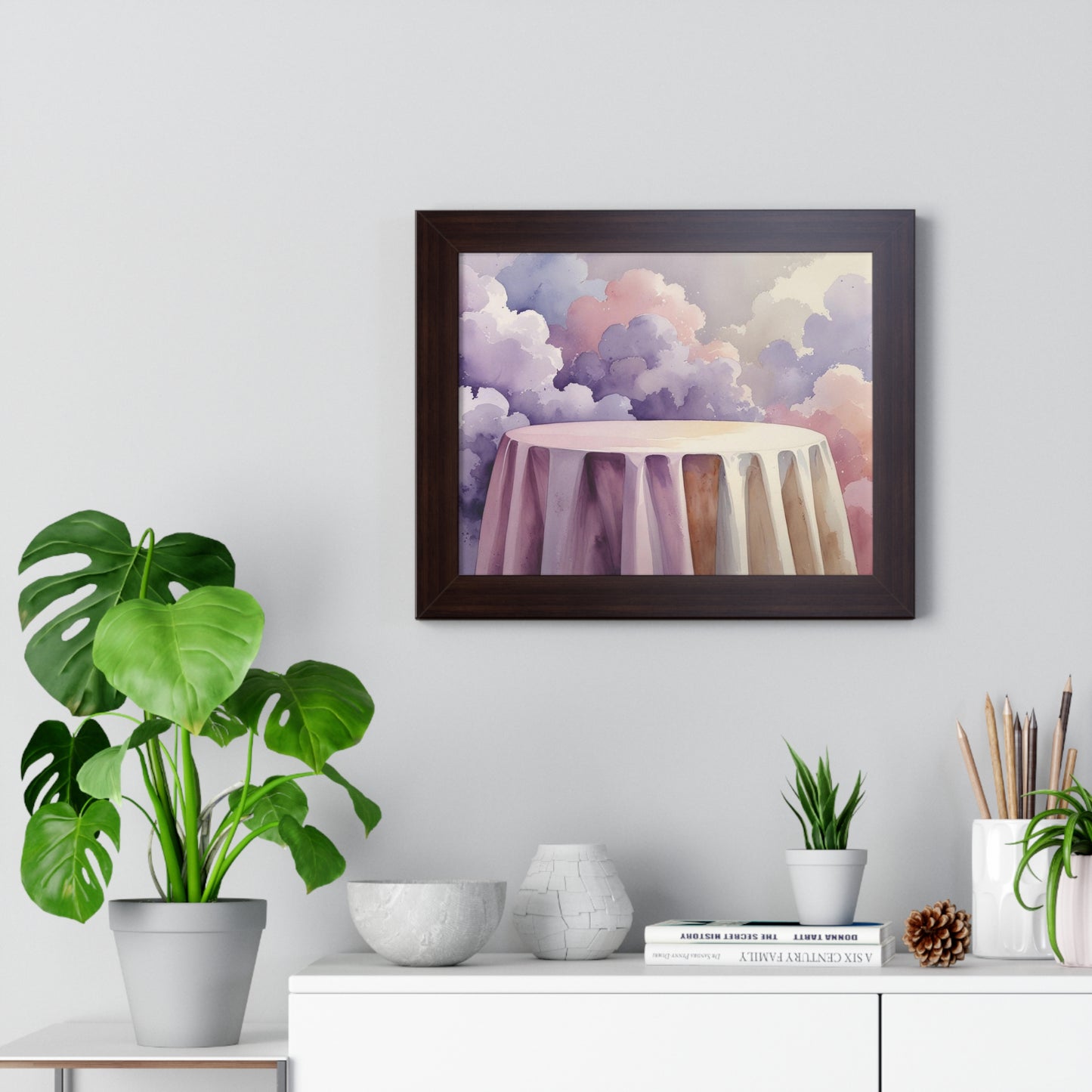 Ethereal Landscape Framed Poster