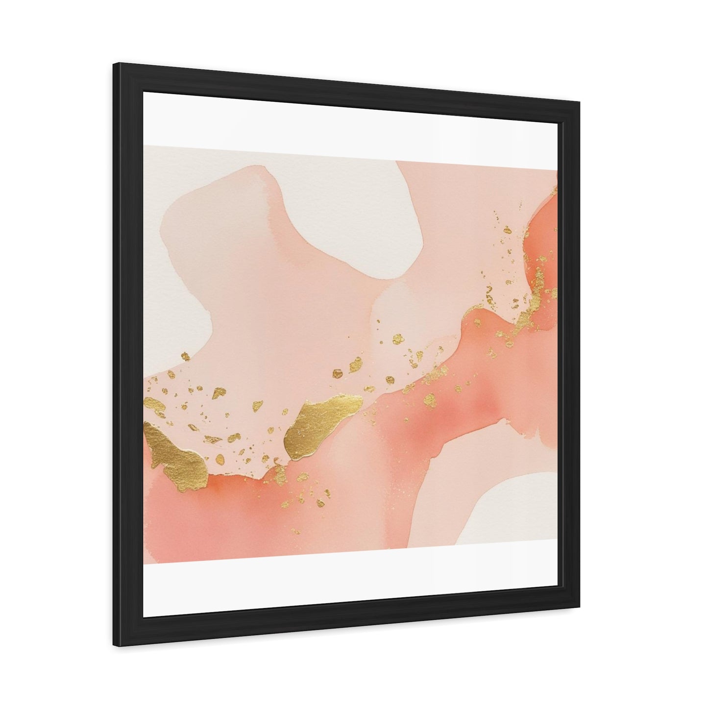 Elegant Abstract Wall Art Print, Framed Poster