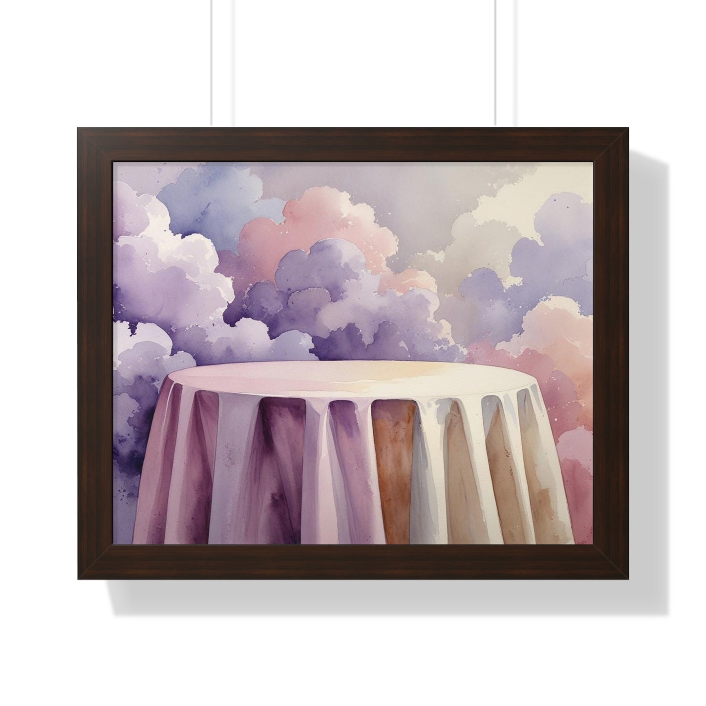 Ethereal Landscape Framed Poster