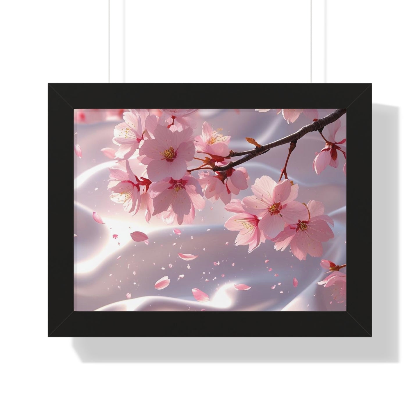 Blossoming Cherry Blossom Art Print, Spring Home Decoration, Nature Poster