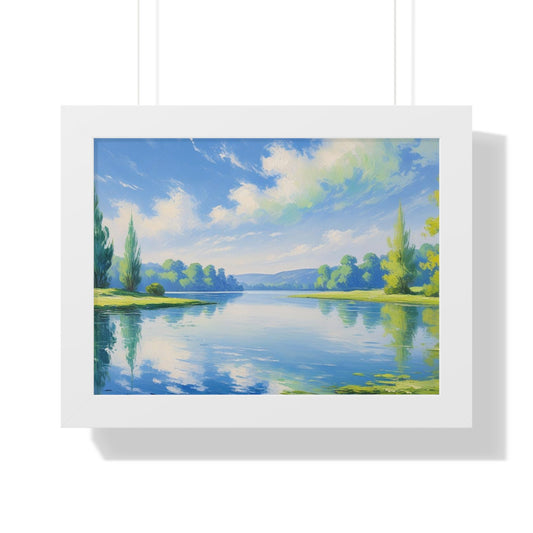 Tranquil Landscape Framed Poster