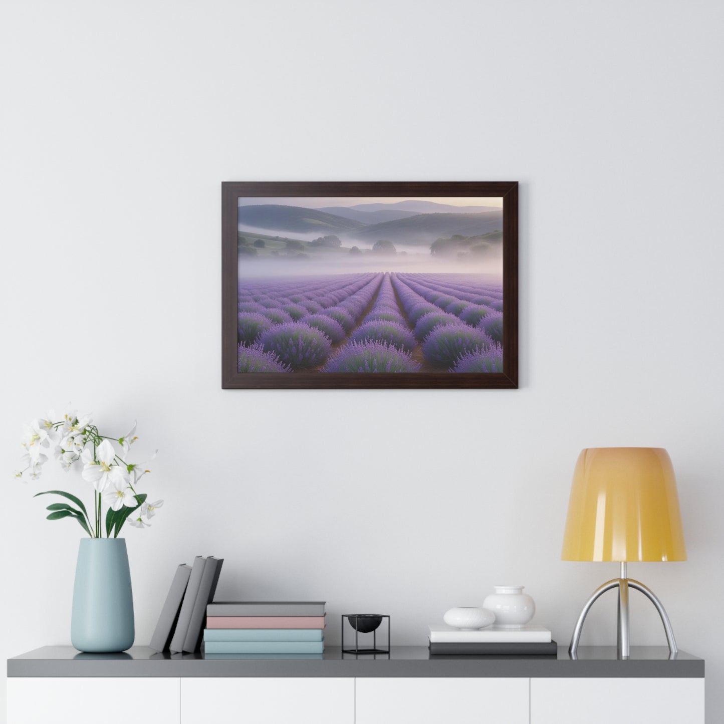 Lavender Fields Framed Poster