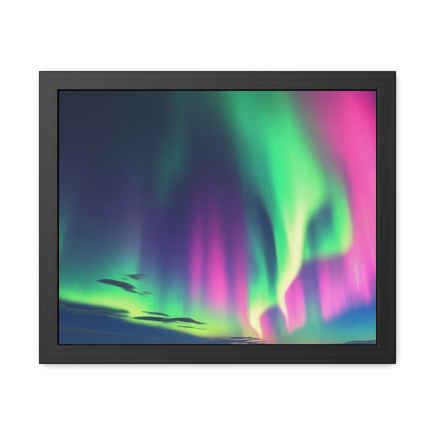 Stunning Northern Lights Framed Poster