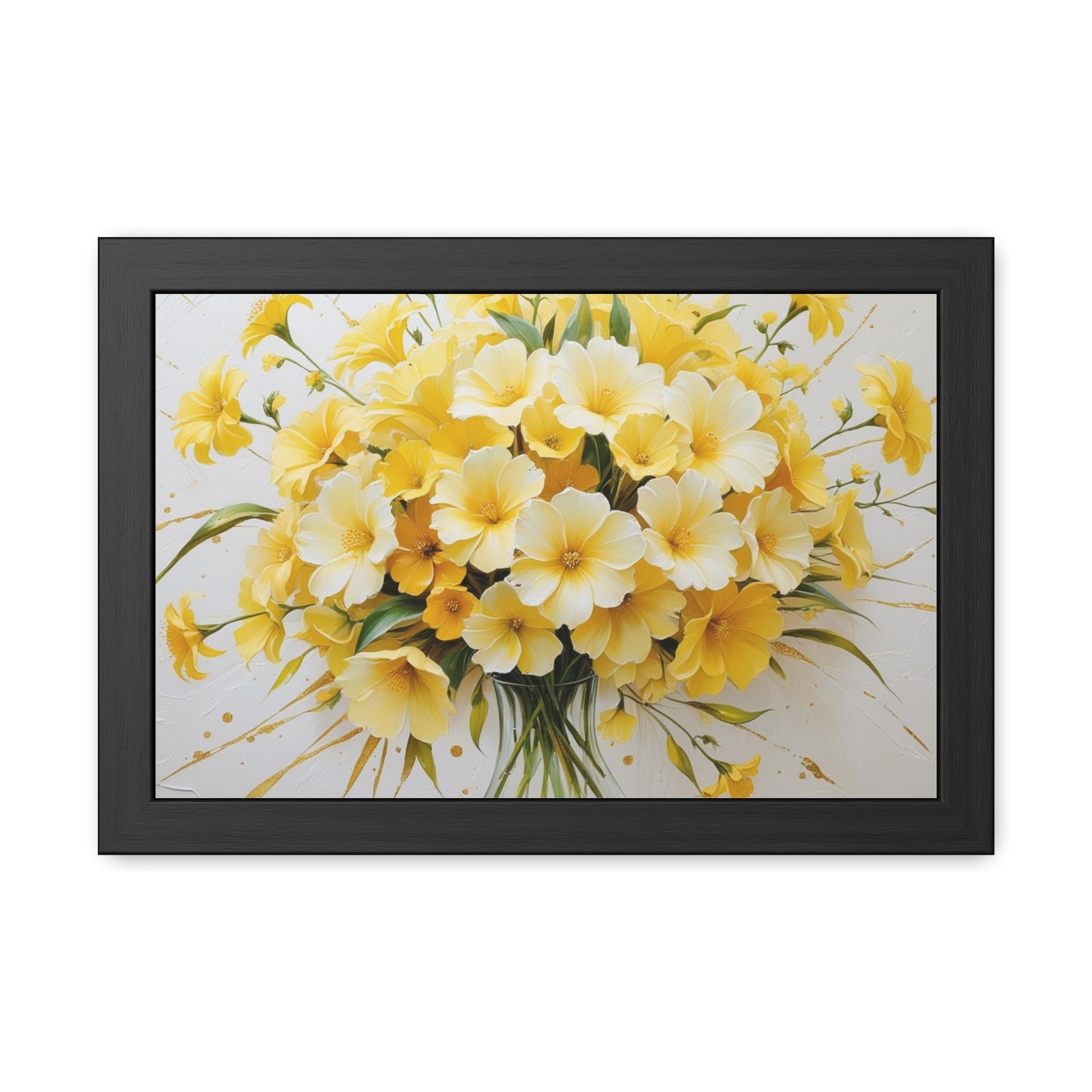 Floral Framed Poster.