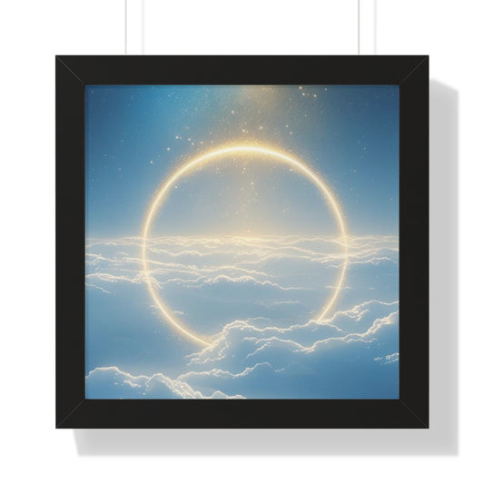 Serene Sky Framed Poster