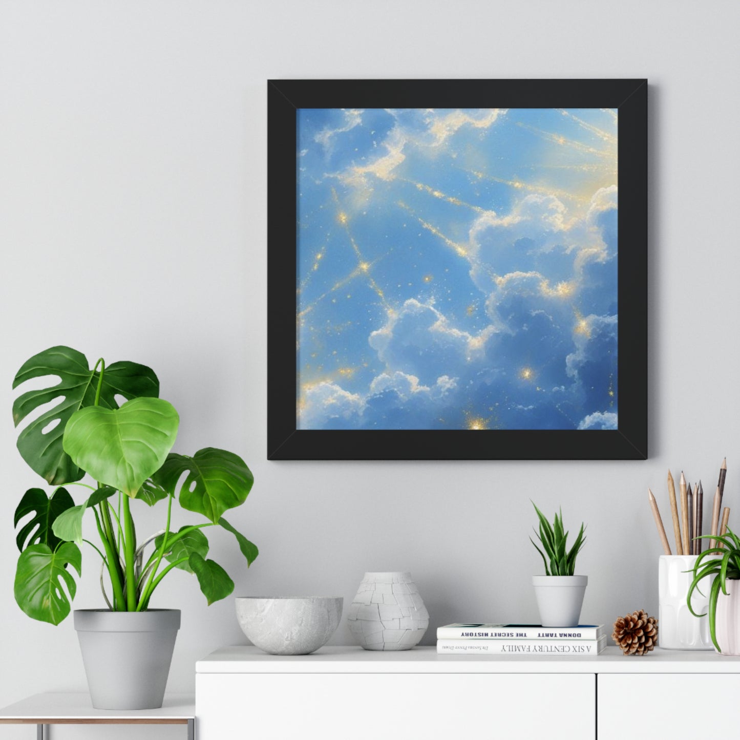 Celestial Framed Vertical Poster