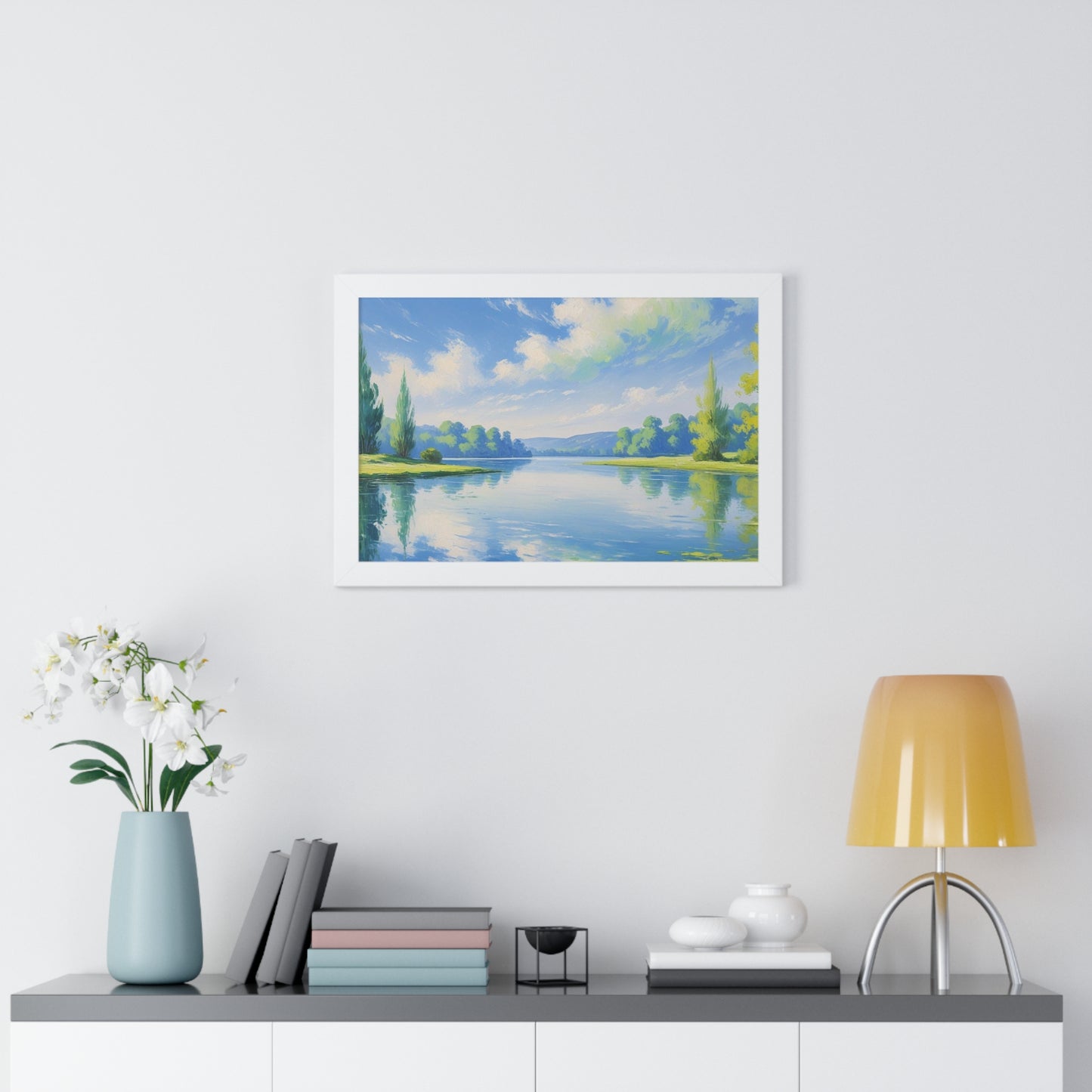 Tranquil Landscape Framed Poster