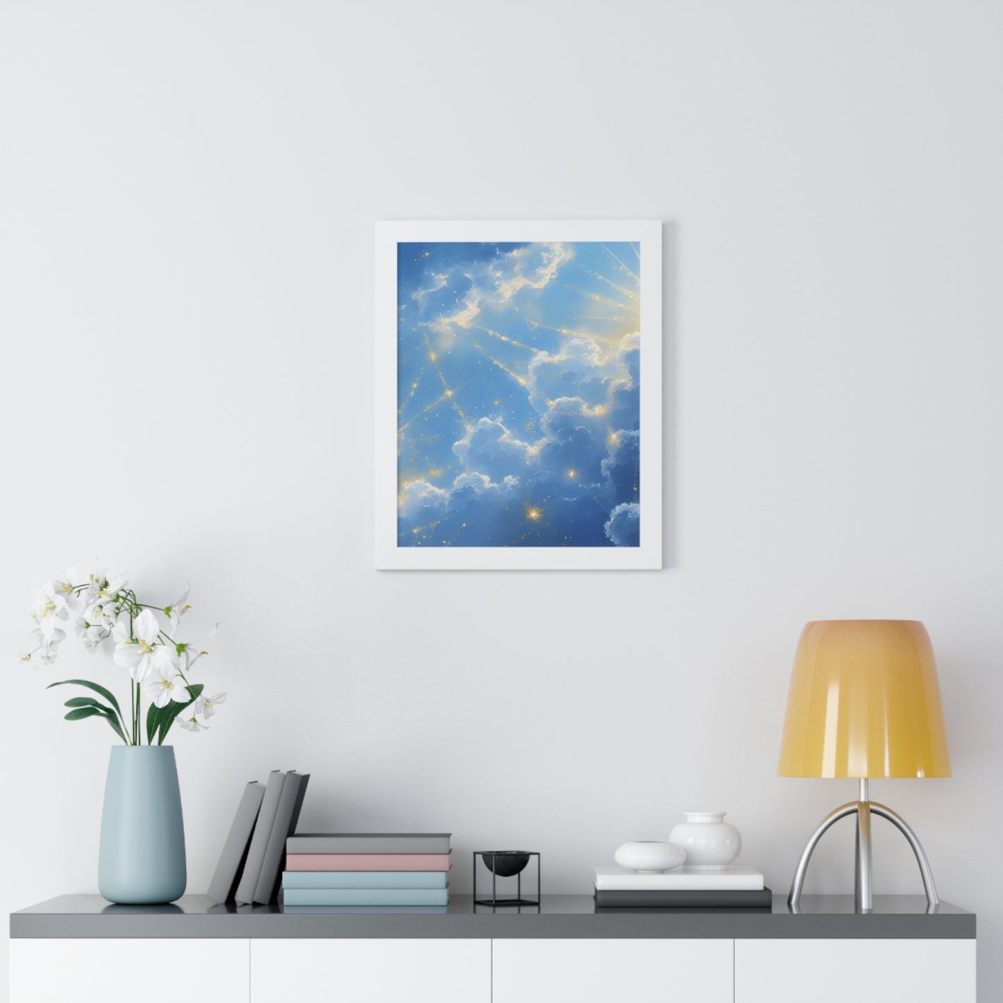 Celestial Framed Vertical Poster