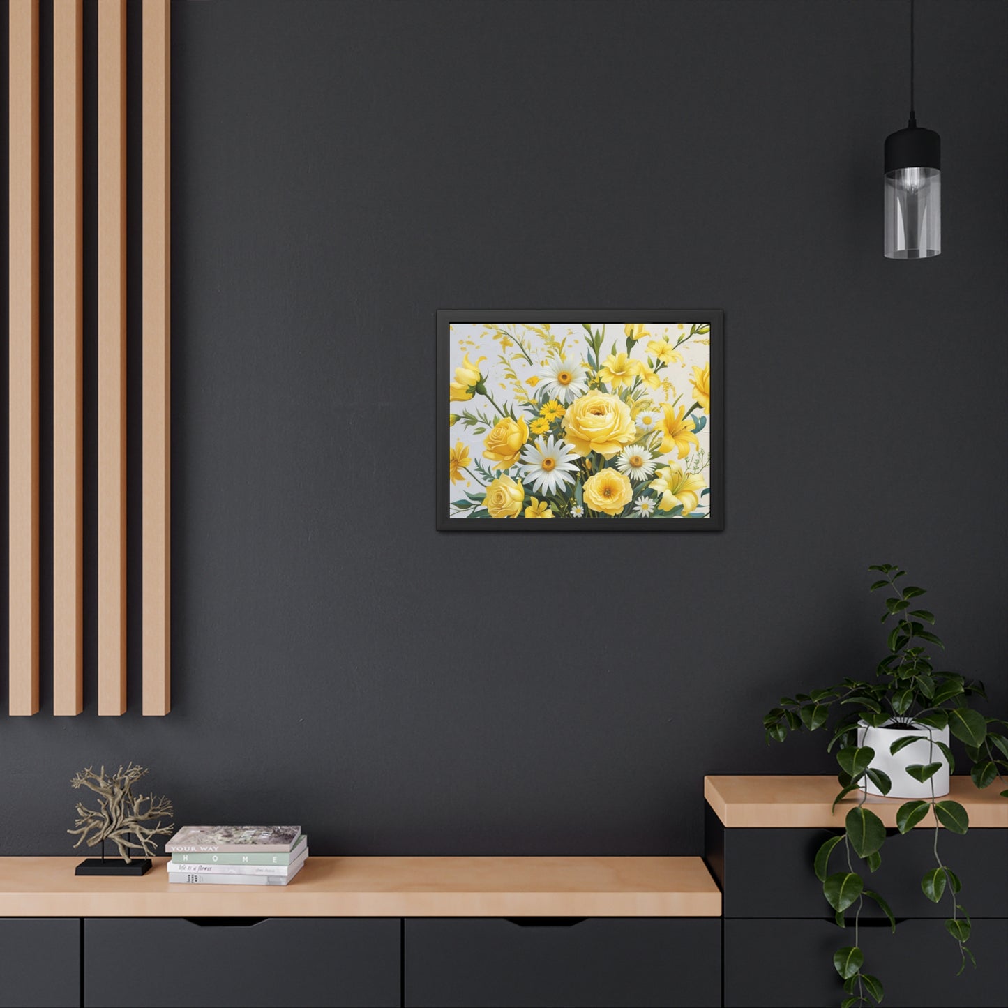 Floral Framed Poster