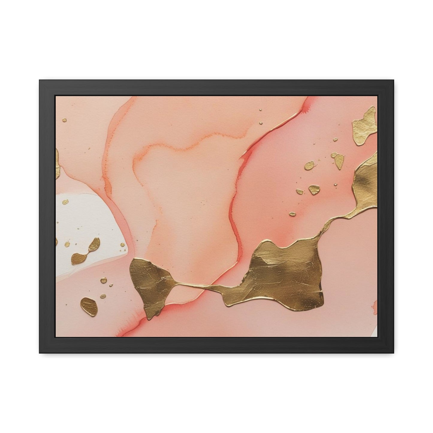 Elegant Abstract Art Framed Poster