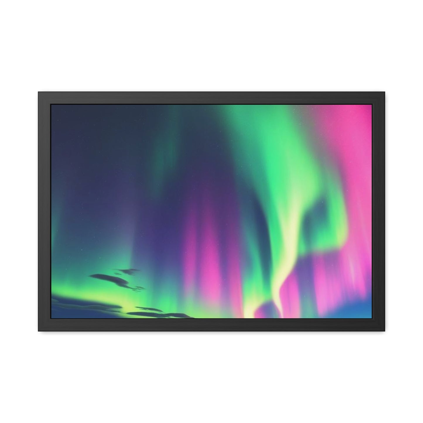 Stunning Northern Lights Framed Poster