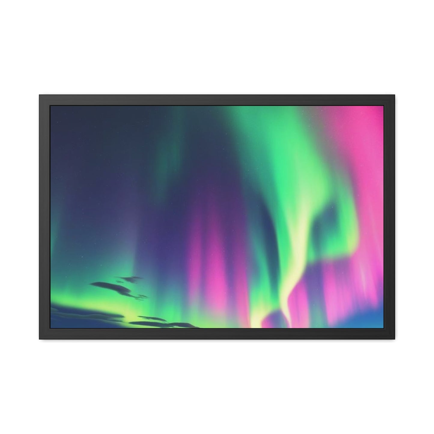 Stunning Northern Lights Framed Poster