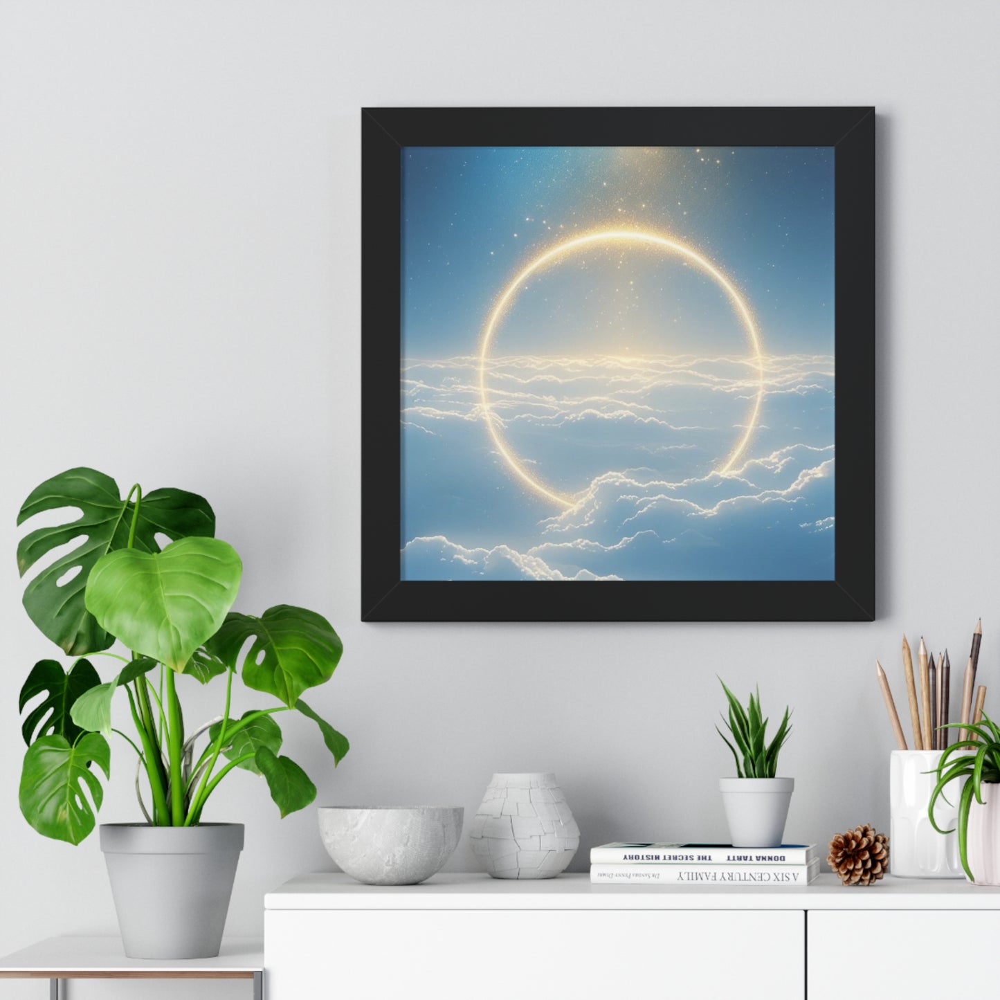 Serene Sky Framed Poster