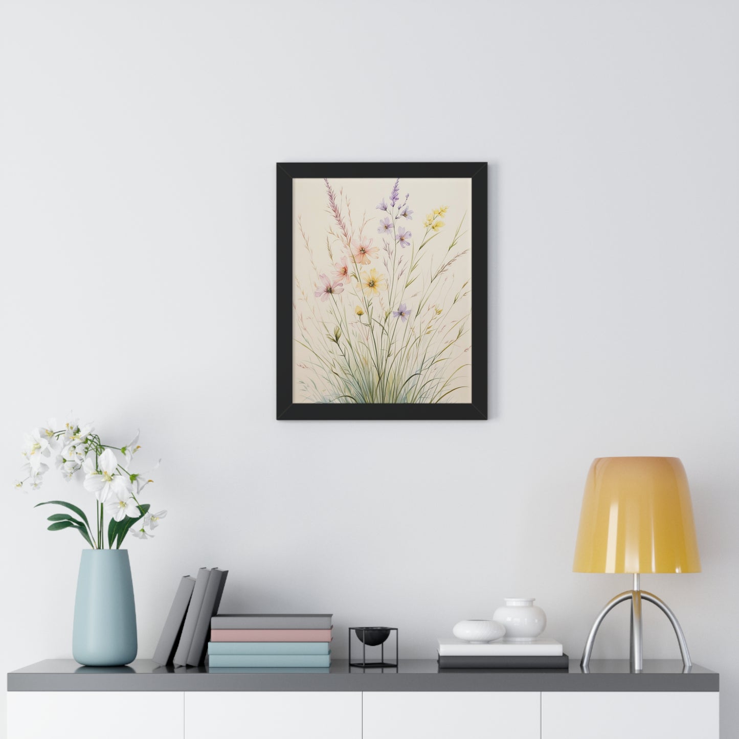 Framed Floral Art Print