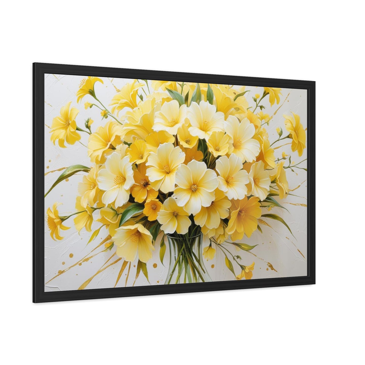 Floral Framed Poster.