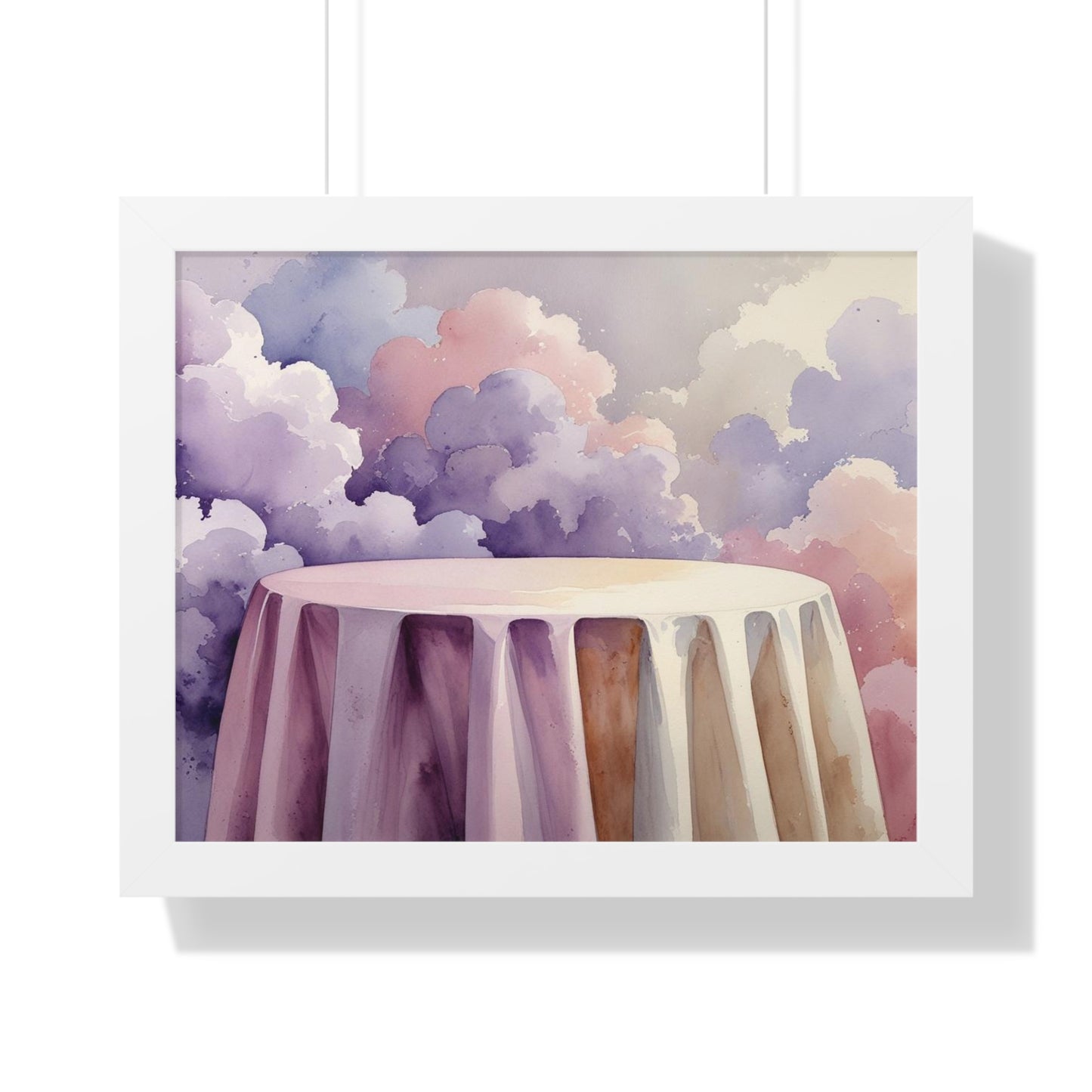 Ethereal Landscape Framed Poster