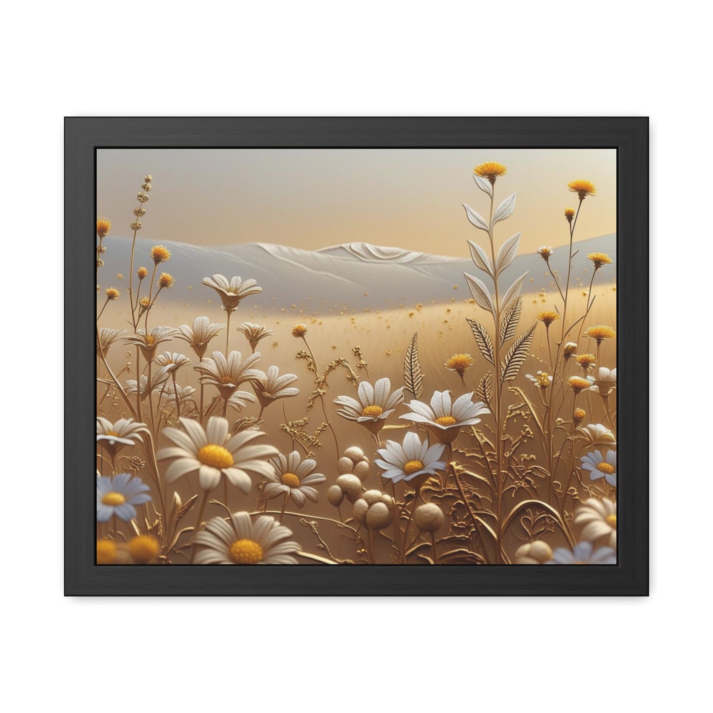 Framed Floral Wall Art, Modern Living Room Decorations