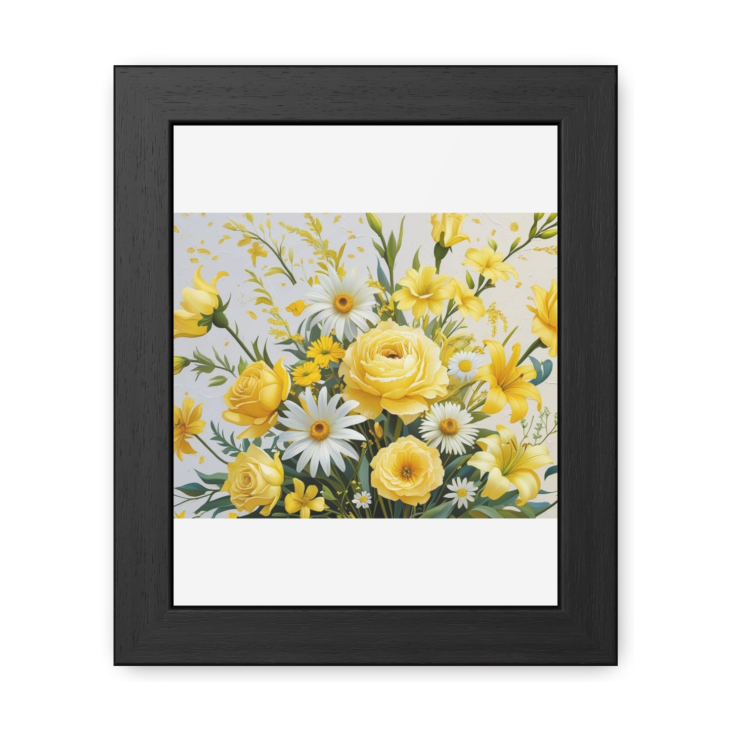 Floral Framed Poster