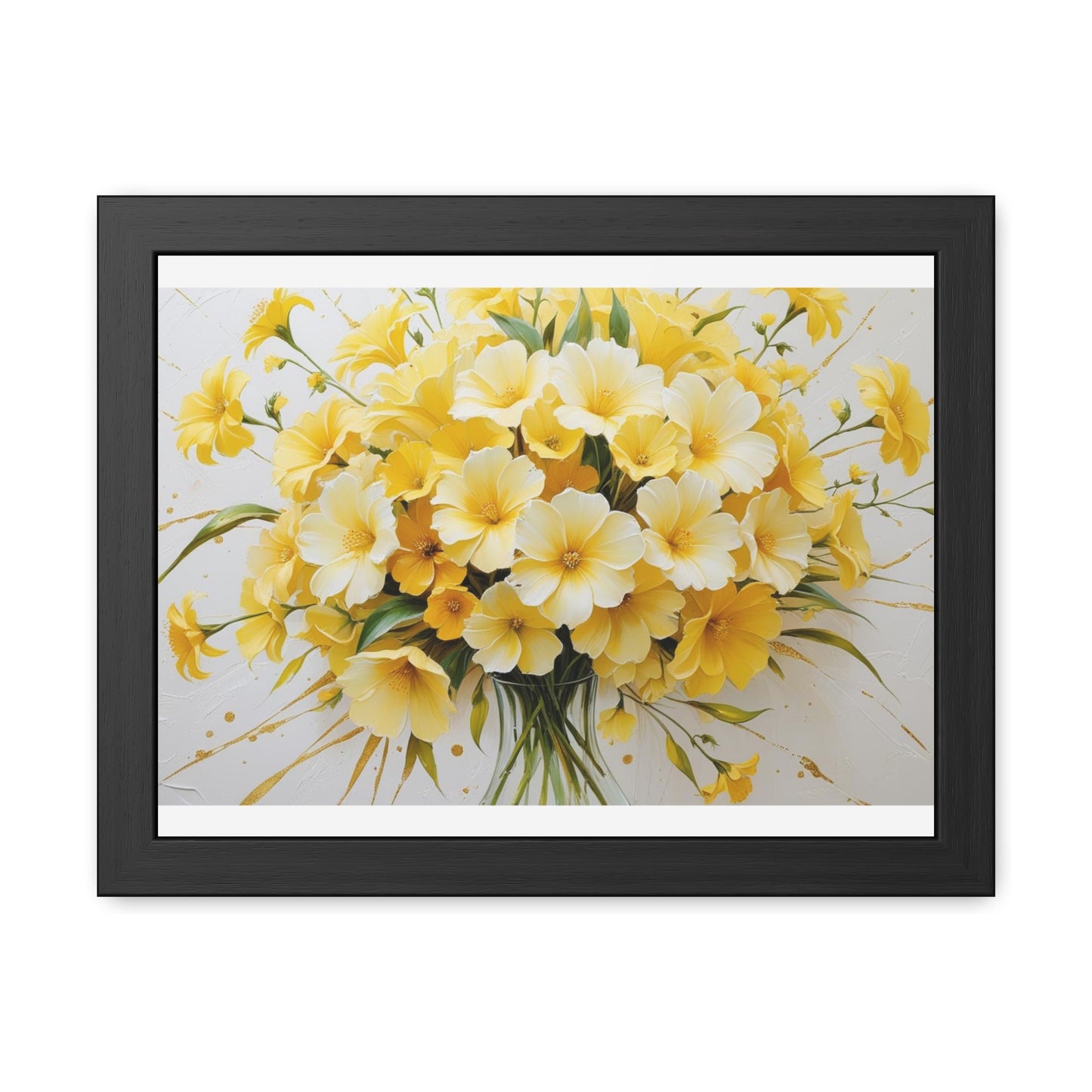 Floral Framed Poster.