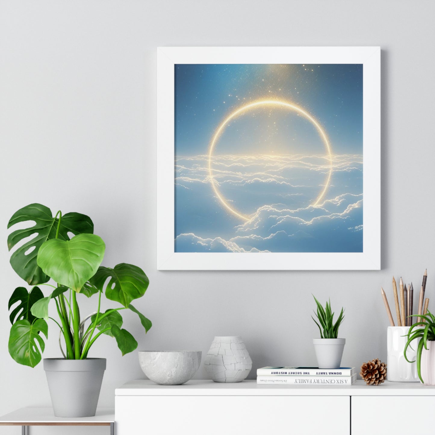 Serene Sky Framed Poster