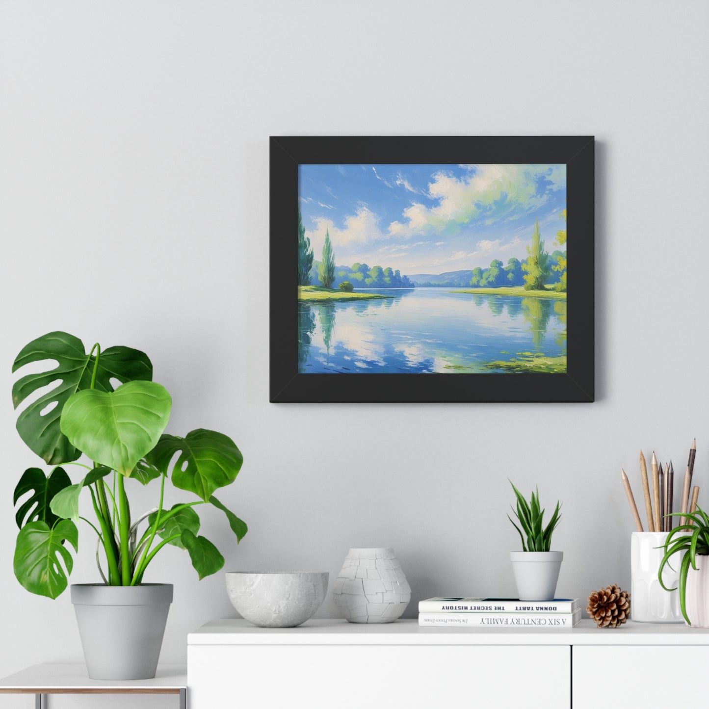Tranquil Landscape Framed Poster
