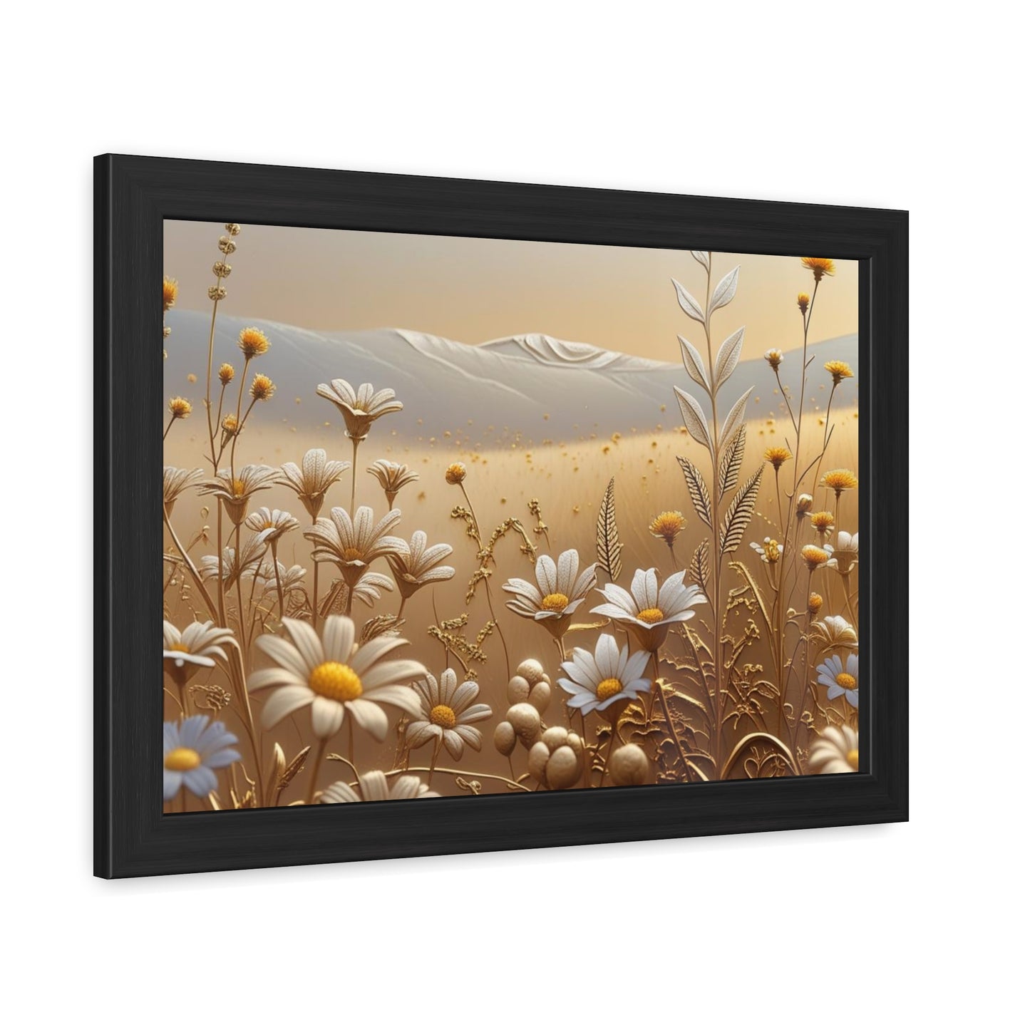 Framed Floral Wall Art, Modern Living Room Decorations