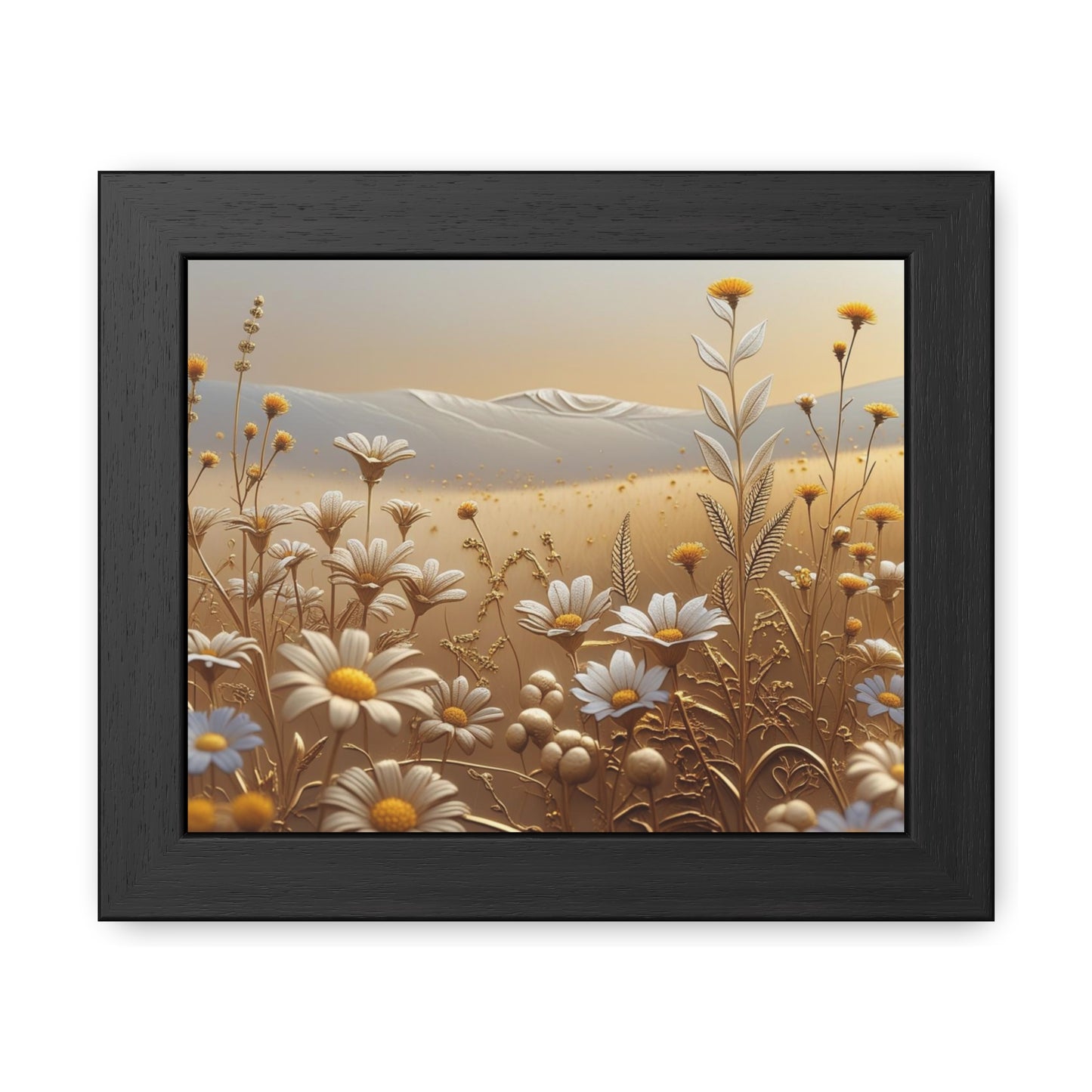 Framed Floral Wall Art, Modern Living Room Decorations