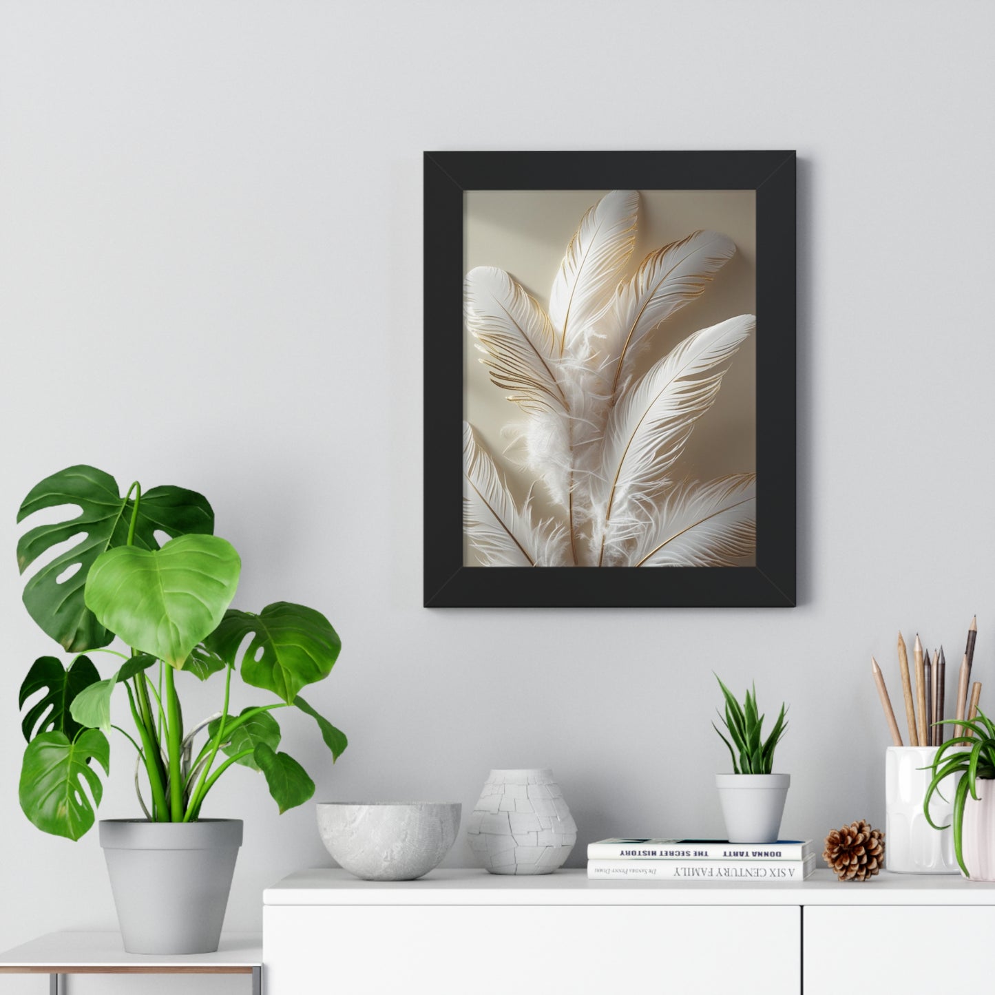 Elegant Framed Vertical Poster