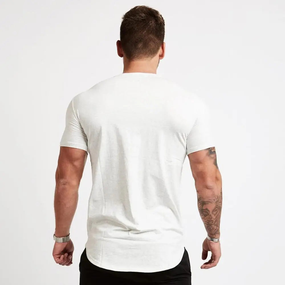 Men's Gym T-shirt Men Running Sport T-shirt Tee shirt Tops Summer Male
