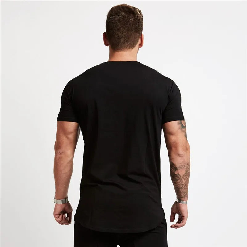 Men's Gym T-shirt Men Running Sport T-shirt Tee shirt Tops Summer Male