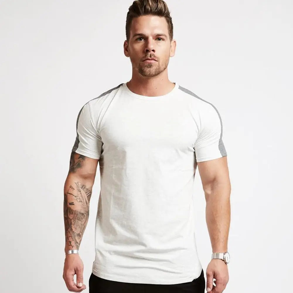 Men's Gym T-shirt Men Running Sport T-shirt Tee shirt Tops Summer Male