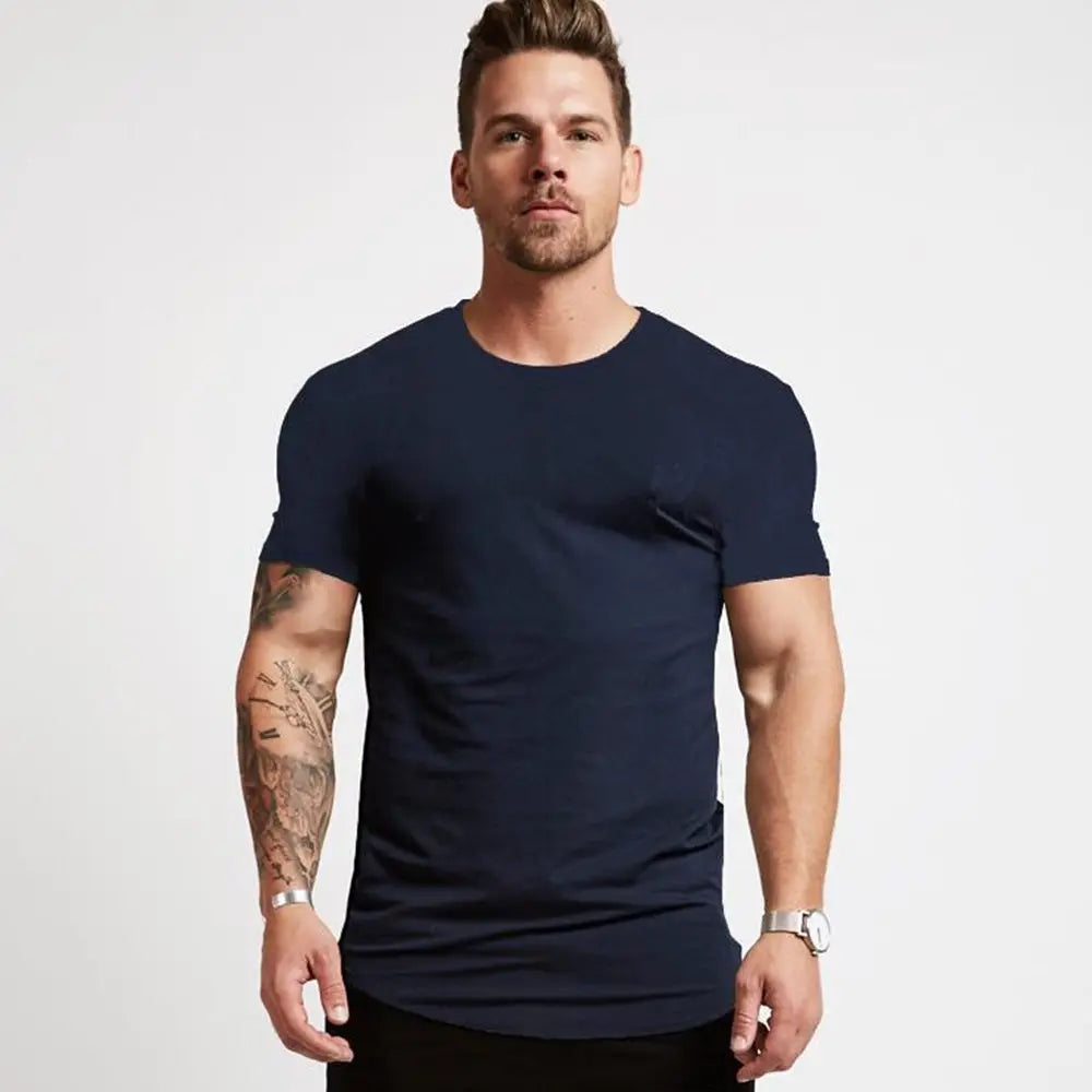Men's Gym T-shirt Men Running Sport T-shirt Tee shirt Tops Summer Male