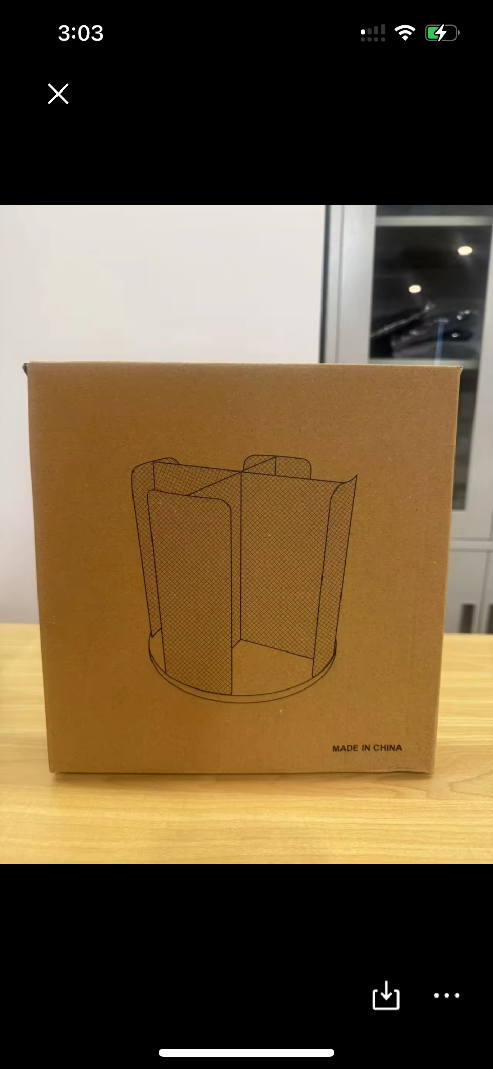 Glamate Black Rotating Desk Organizer – 5-Compartment Modern Storage Caddy with GP Logo – Multi-Purpose Holder for Office Supplies, Makeup, Pens or Tools