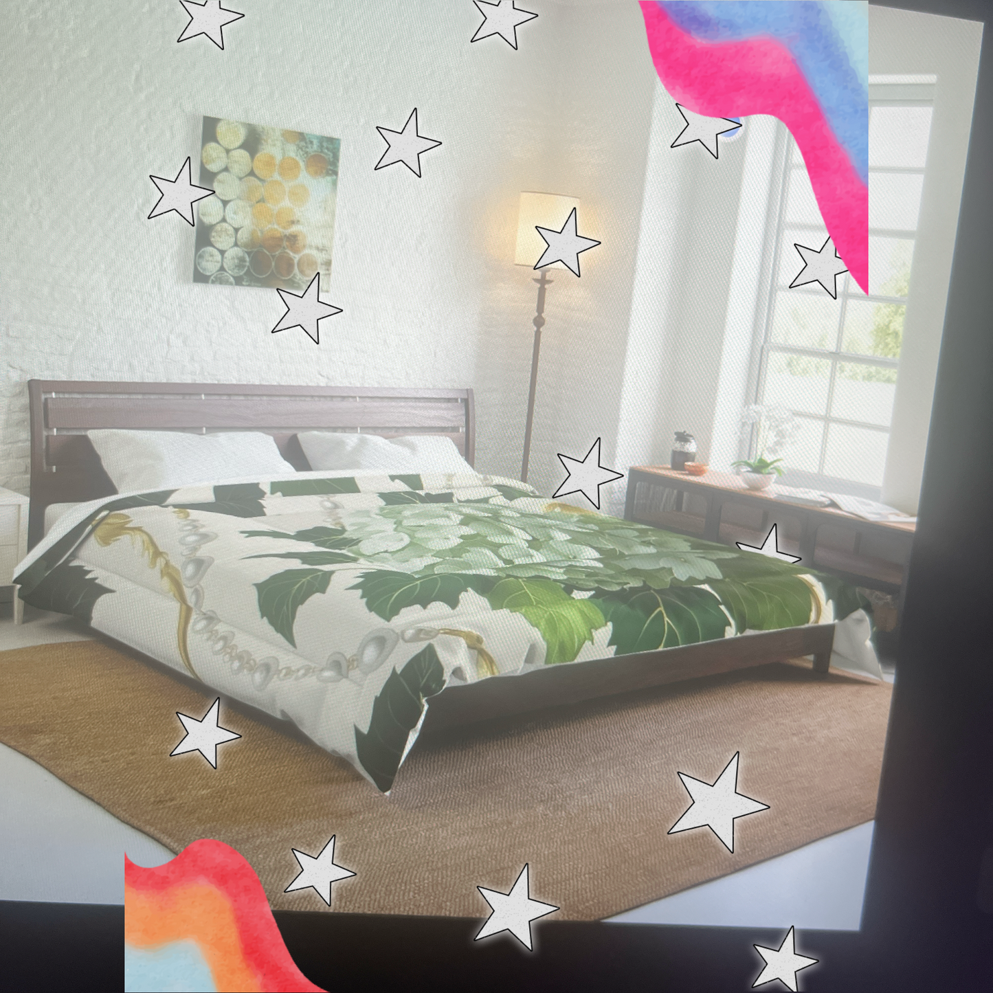 Elegant Floral Comforter