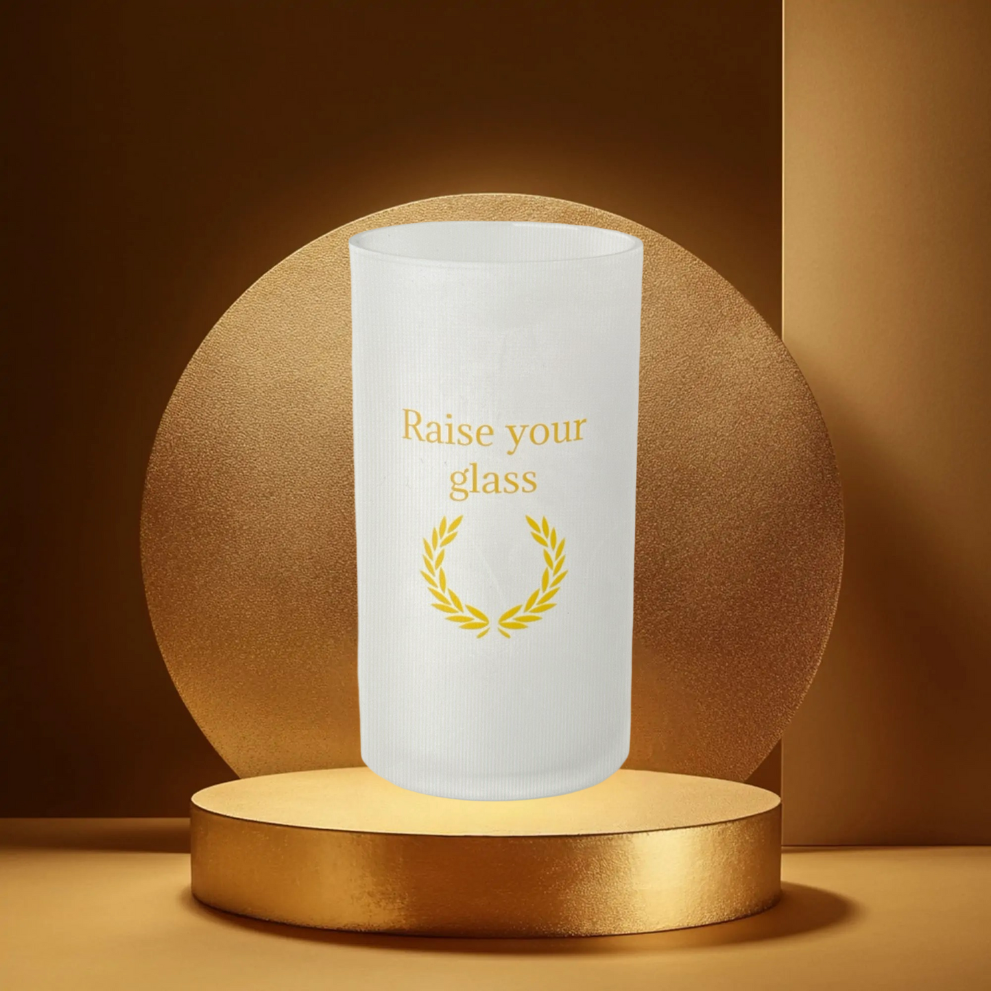 Beer Mug Gift for Beer Lovers - Frosted Glass Design